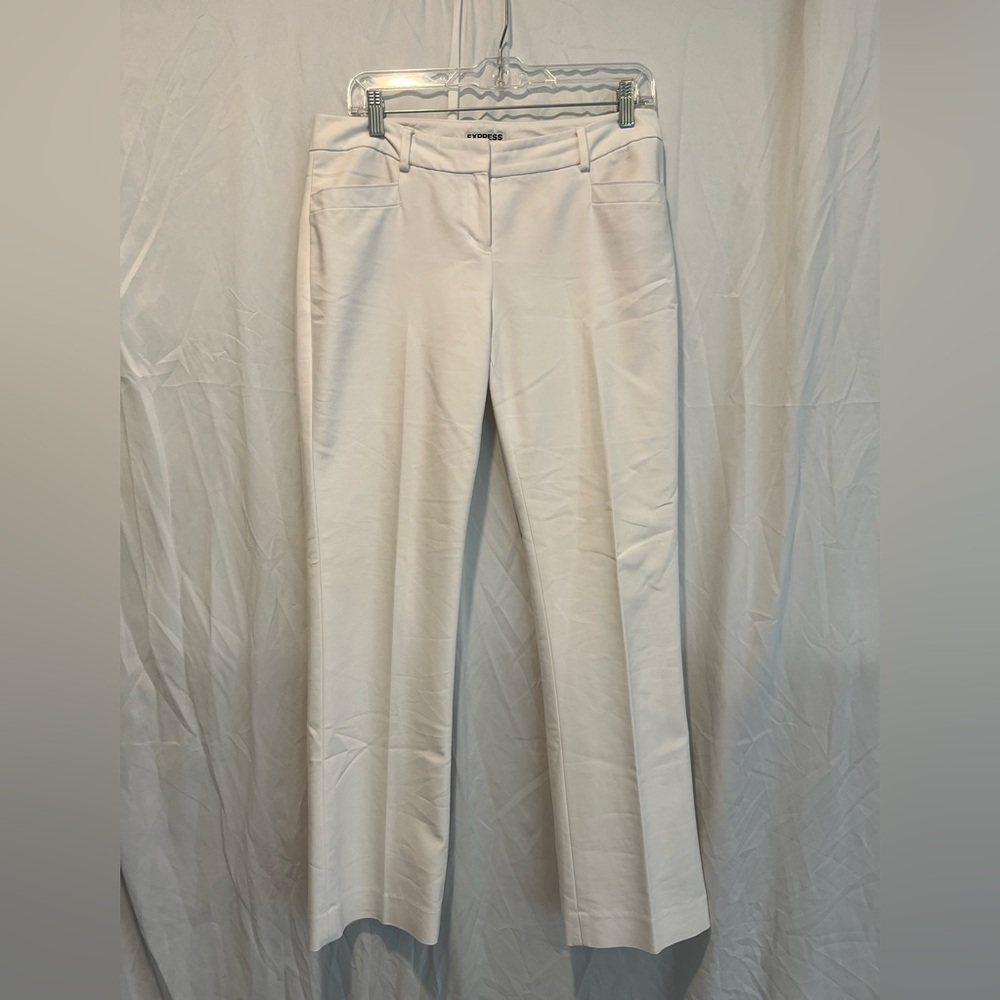 Express Columnist Pants, Color: White, Size: 6R